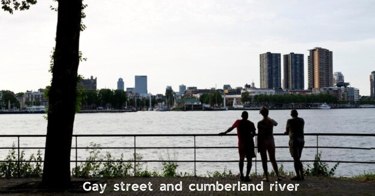 Gay street and cumberland river